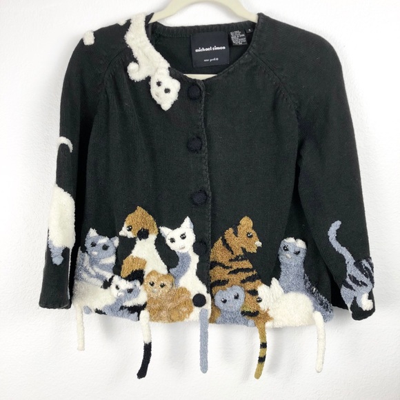 Michael Simon Cat Sweater P57 